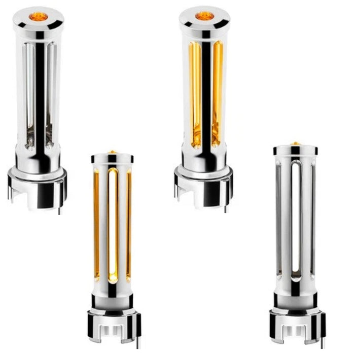 CHROME GEARSHIFT KNOB SONOMA AMBER