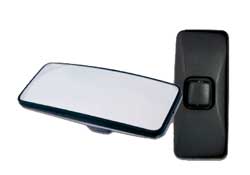 MIRROR HEAD ACTROS BLACK 435 X 190MM